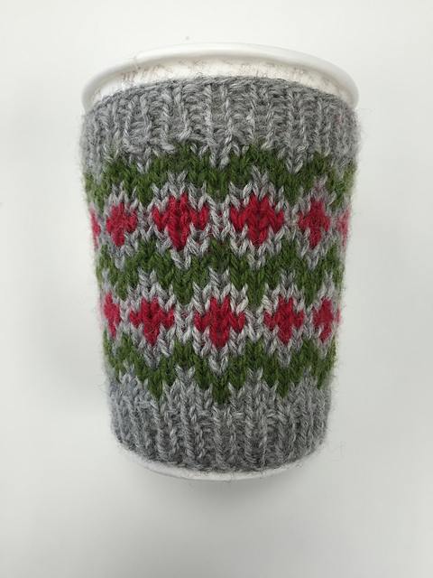 Bougainvillea Coffee Cup Cozy