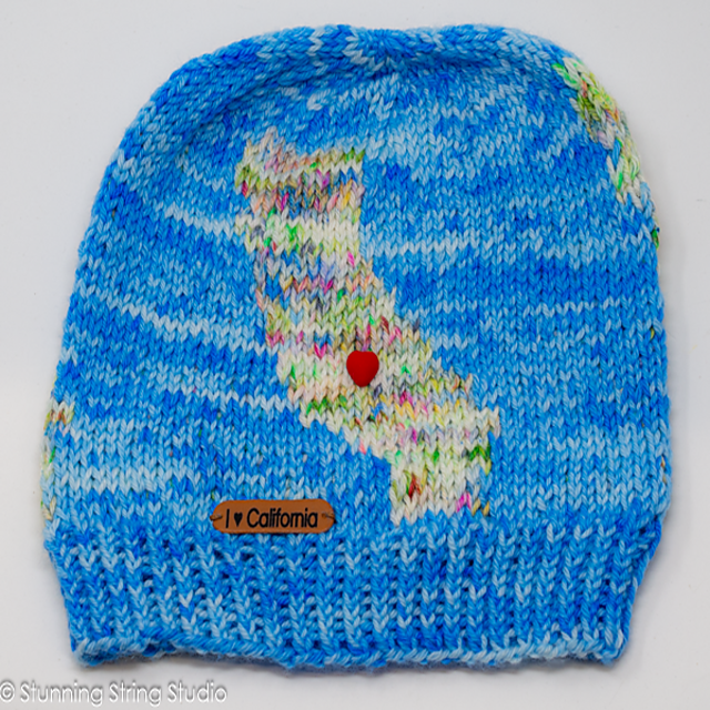 California Home is Where the Heart Is Hat