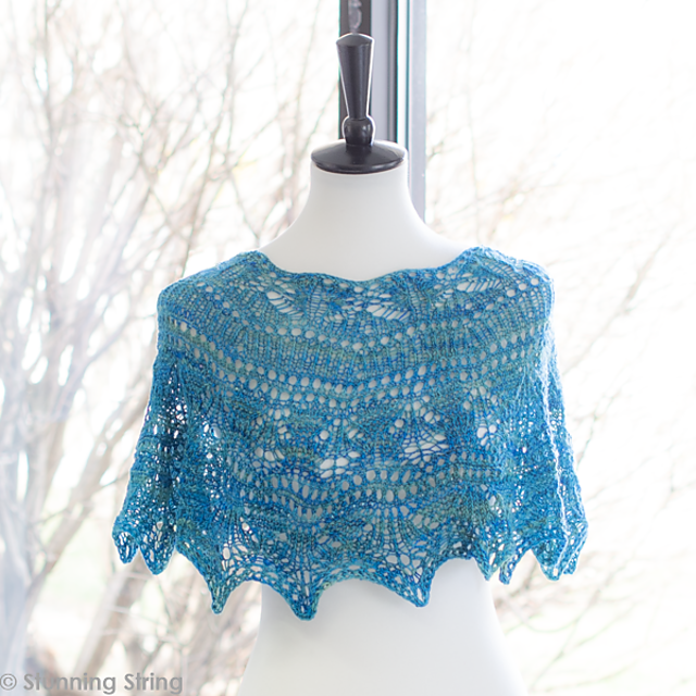 1 Skein Dance in the Rain Poncho