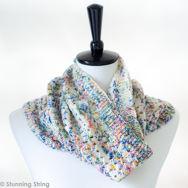 1 Skein Watercolors Cowl