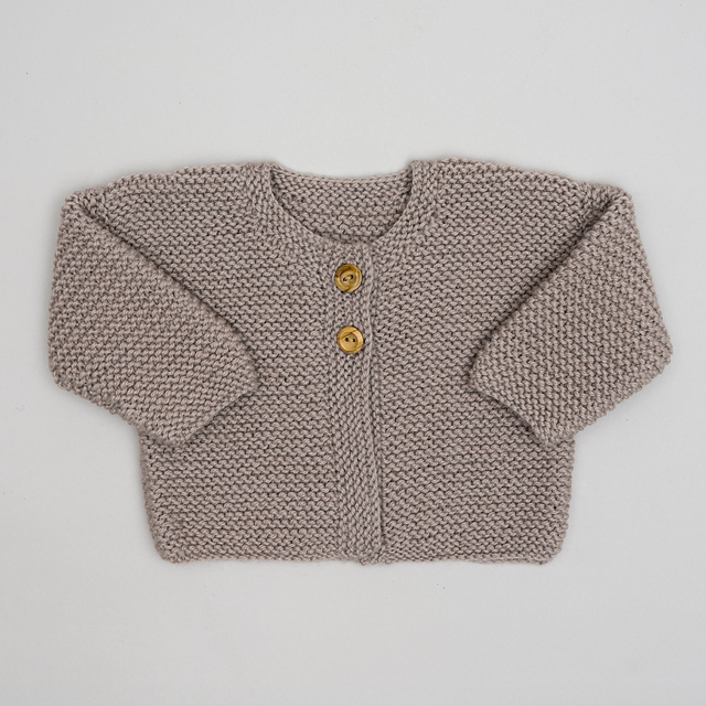 Bobbi Garter Stitch Cardigan