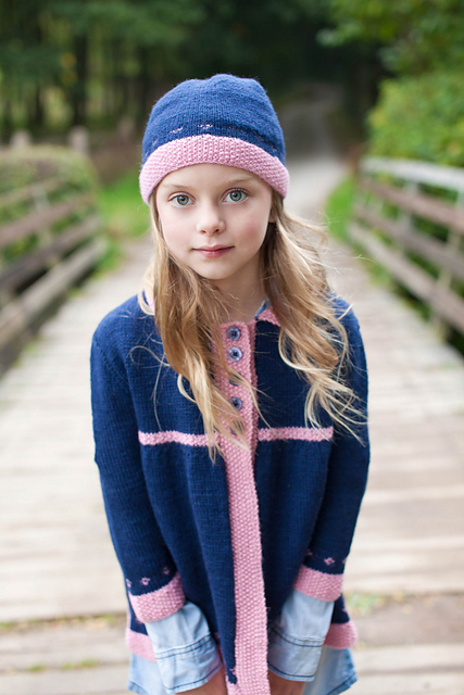 Fair Isle Border Coat & Hat