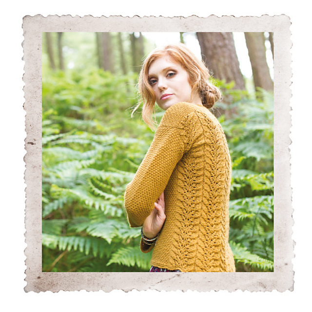 Cecilia Feature Leaf Cardigan