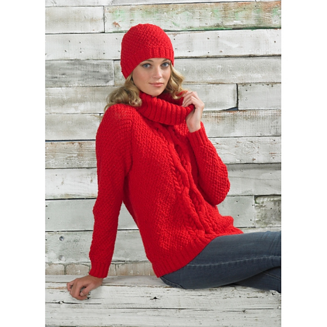 Cosy Polo Jumper and Hat