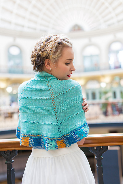 Elegant Crescent Shawl