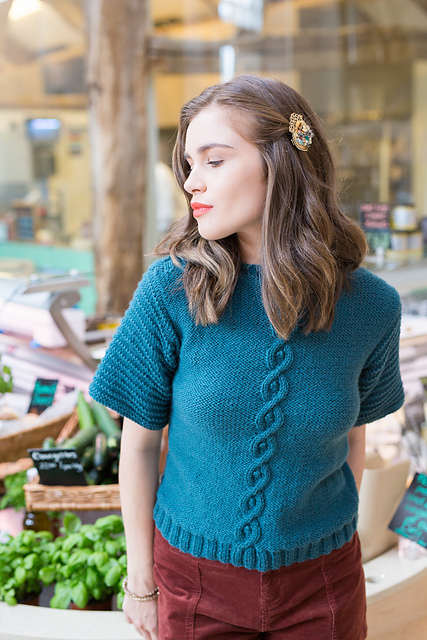Fern Cable and Bobble Top