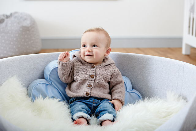 Ravelry: Bear Cub Hooded Jacket pattern by Sarah Hatton