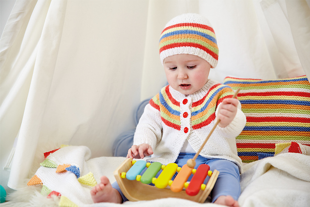 Playtime Cardigan & Hat