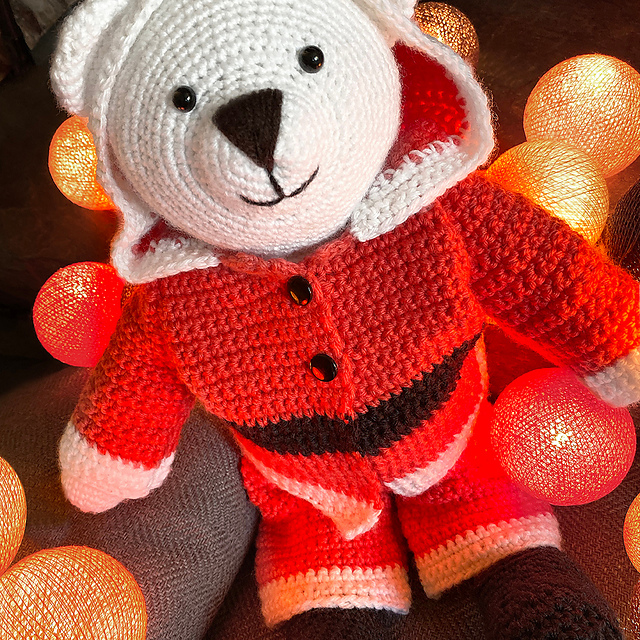 Bo Bear Santa Suit