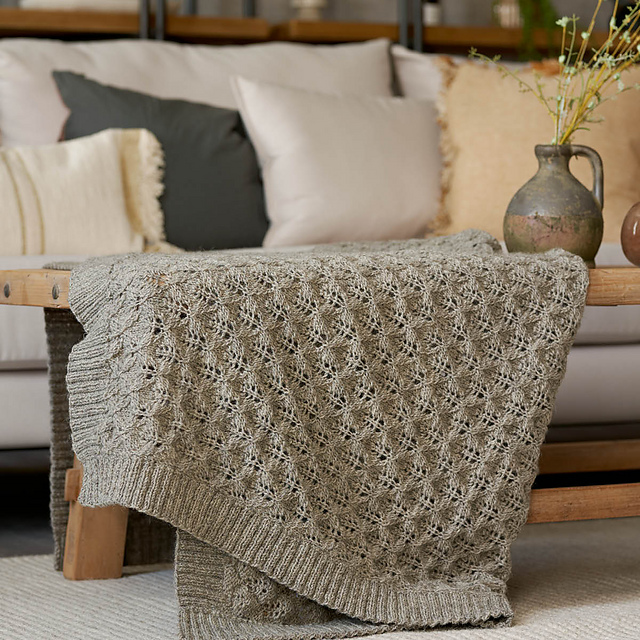 Lattice Lace Throw