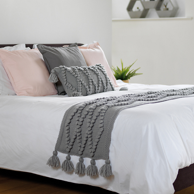Elysian Lattice Bobble Runner & Cushion