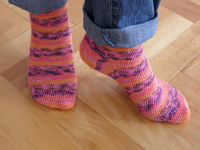 Toe-up Grundsocke