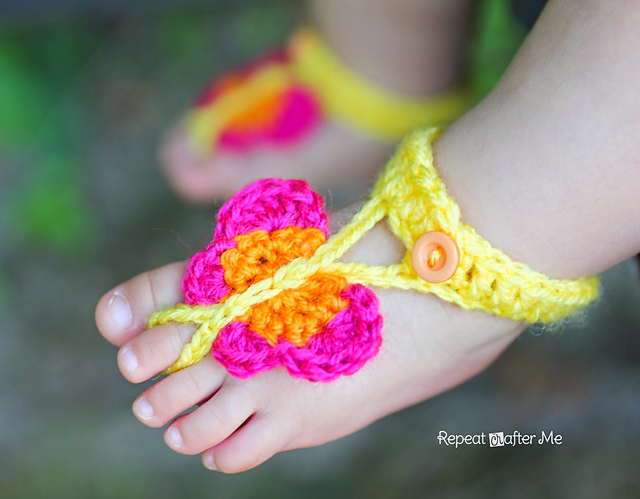 Butterfly Barefoot Sandals