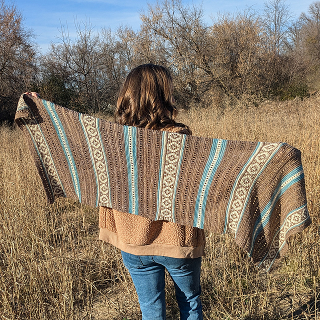 Cheyenne Canon Mosaic Colorwork Wrap