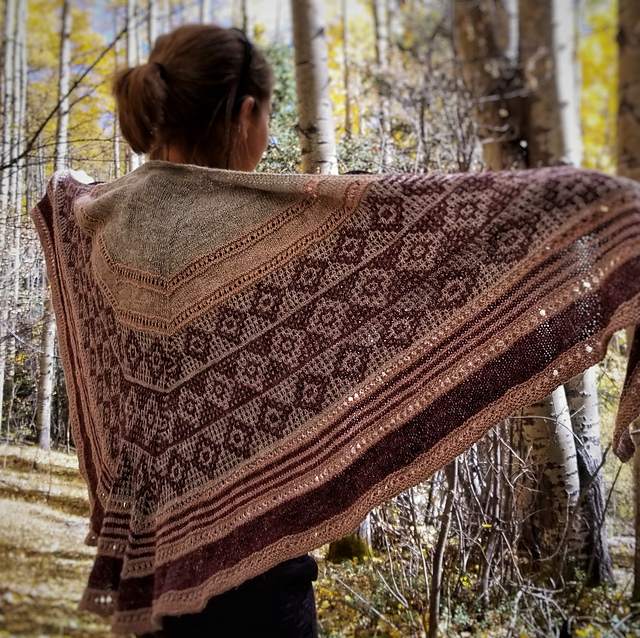 Taos or Bust: Mosaic Faroese Style Shawl