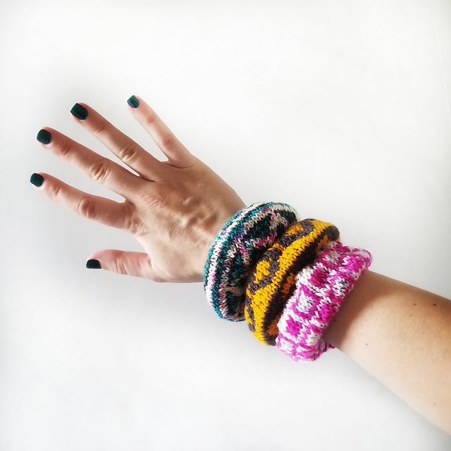 Revenge of the Scrunchie: 3 Colorwork Patterns