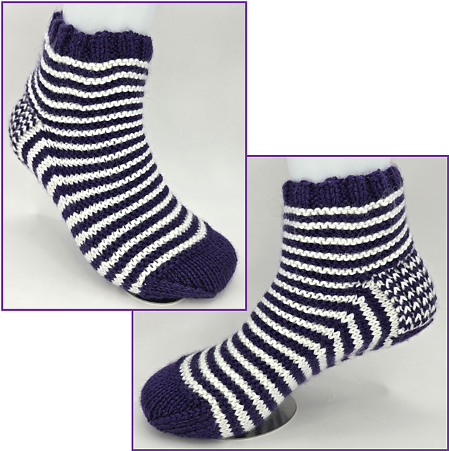 No Math Garter Sock Adult Medium