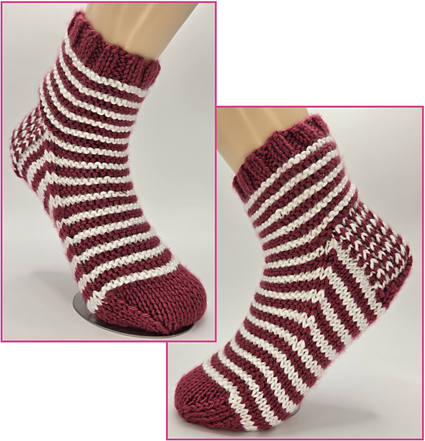 No Math Garter Sock Adult Small