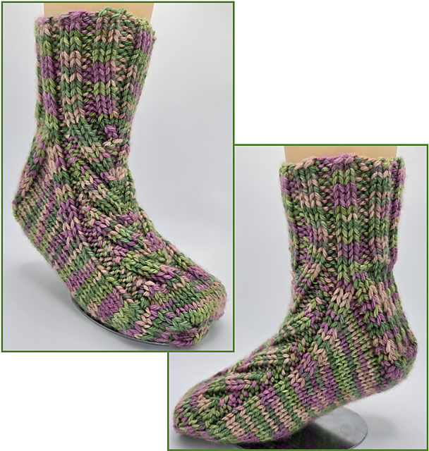 No Math Cascading Rib Socks Kids Med