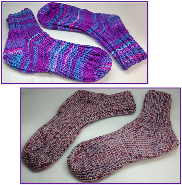 No Math Ribbed Sock Adult M