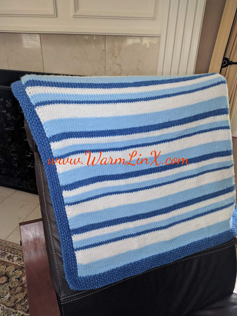 All About Stripes Baby Blanket