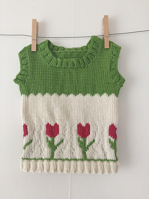 Tulip Sweater Vest for Baby