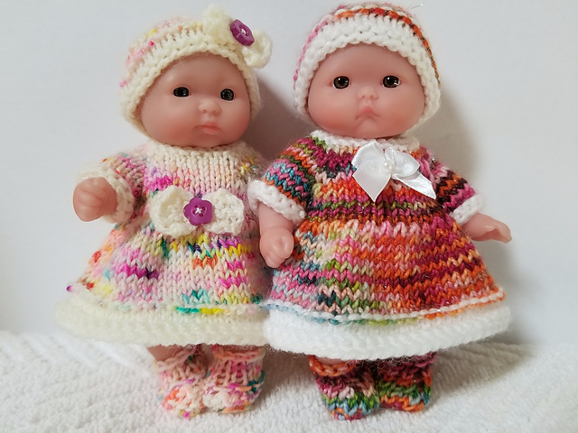 Ravelry: Sock Yarn Doll Dress pattern by WeGirls Ravelry: Sock Yarn Doll Dress pattern by WeGirls