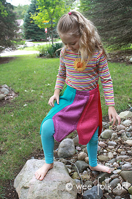 Rainbow Petal Skirt