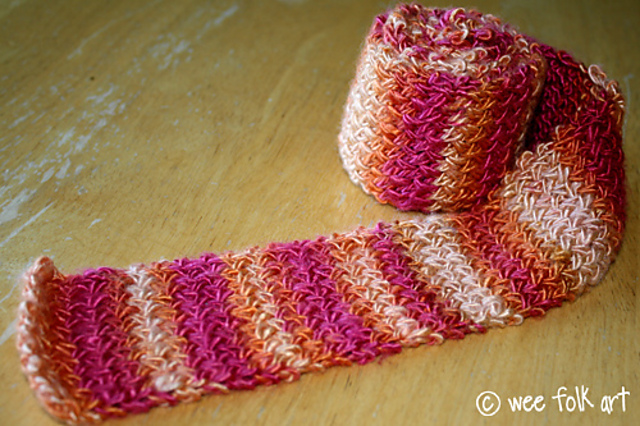 Knitting the Cross Stitch/Basket Weave (Tutorial and Skinny Scarf Pattern)