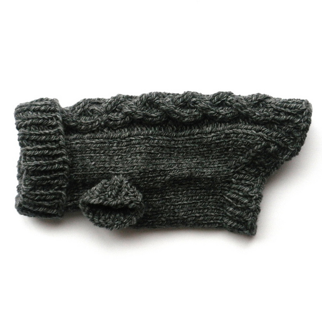 Cozy Cables Little Dog Sweater