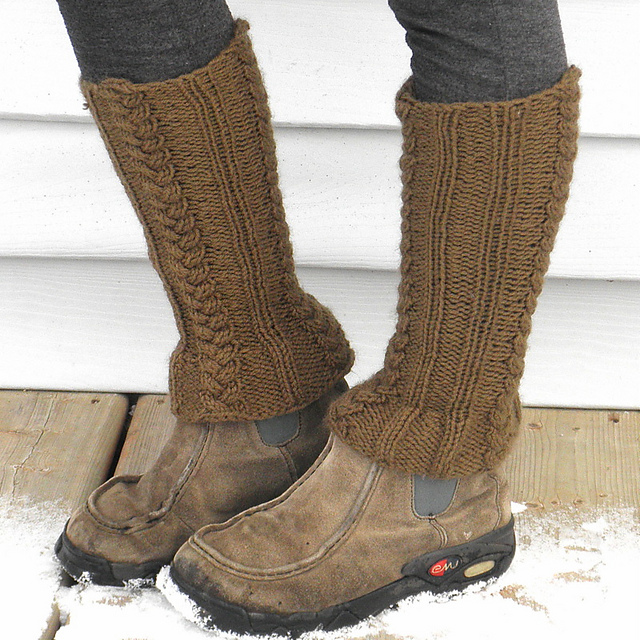 Braided Cable Legwarmers