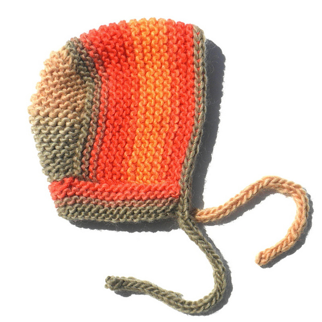 Seamless Garter Stitch Bonnet - Bulky/Aran