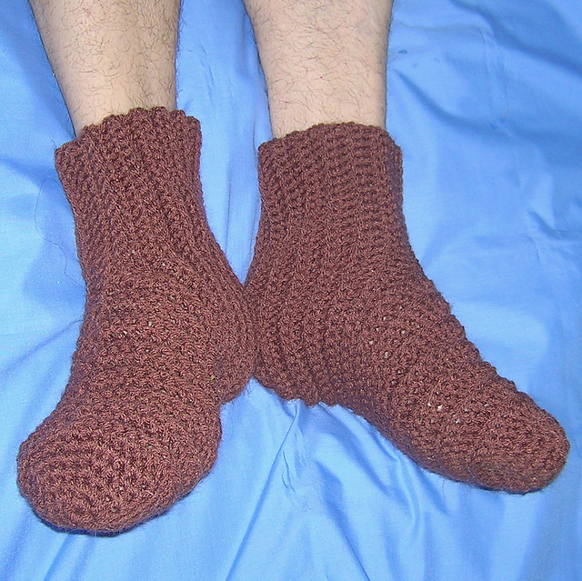 Ribbing Slipper Socks