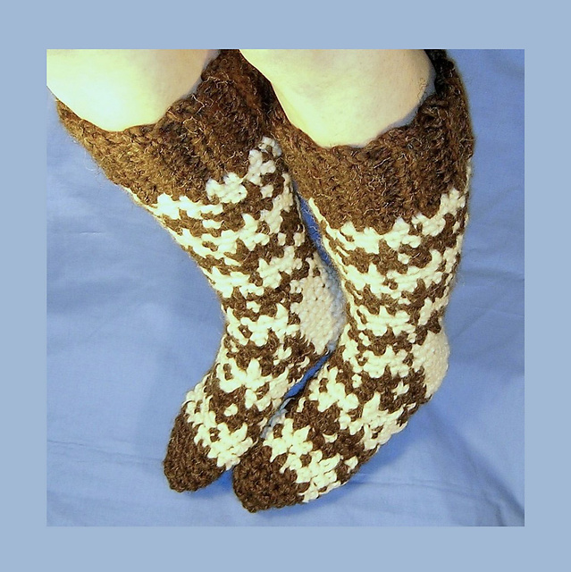 Wooly Slipper Socks for Men or Women