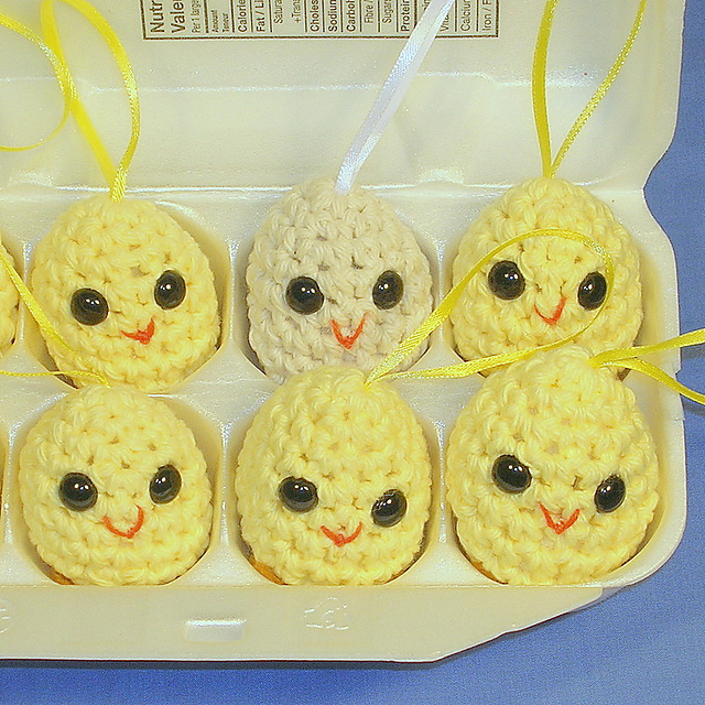 Egg Carton Chicks and Eggs