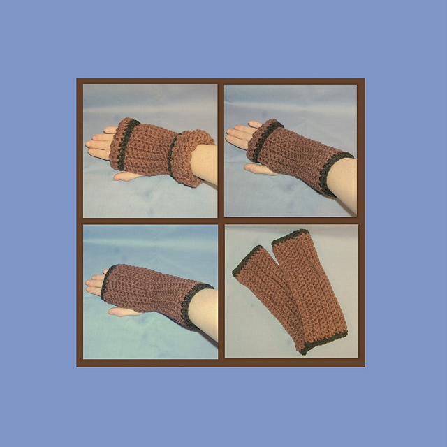 Simple Convertible Fingerless Gloves