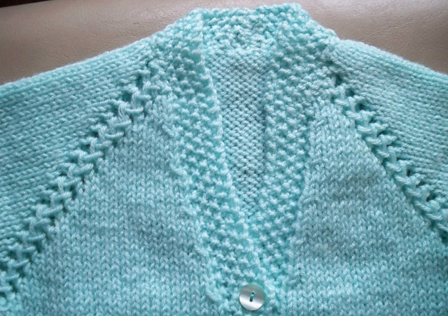 Braided Raglan Cardigan