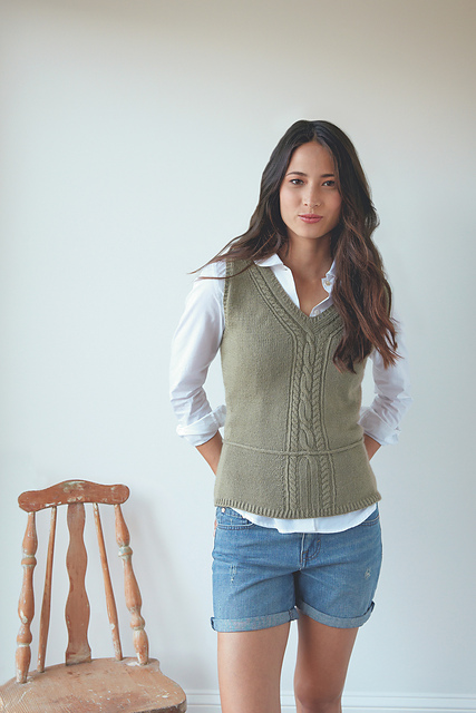 Royal Cable Vest