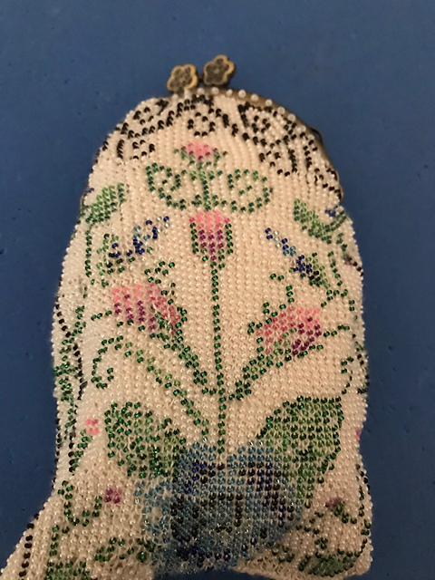 Floral Beaded Bag