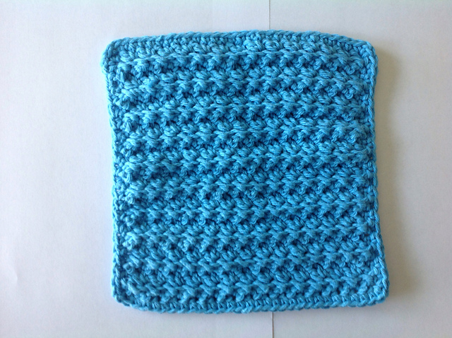 Gentle Ridges Dishcloth