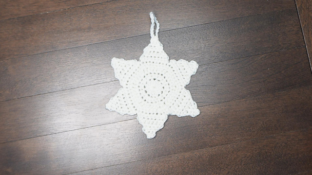 Simple Crochet Christmas Star