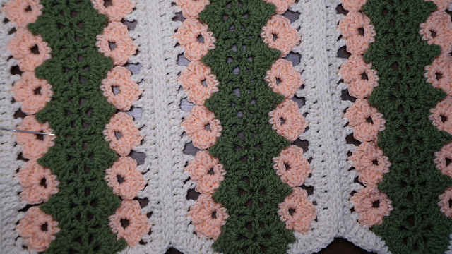 Climbing Rose Afghan