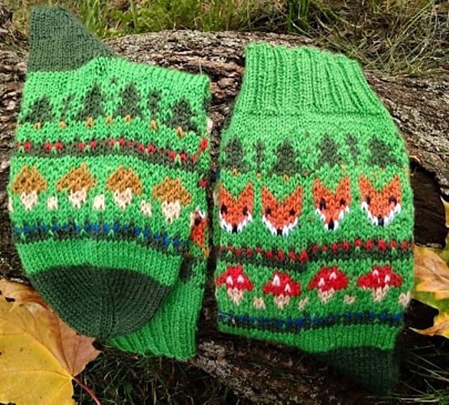 Socks Behind the Trees