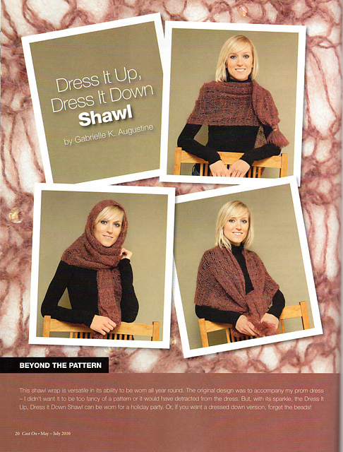 Dress It Up, Dress It Down Shawl