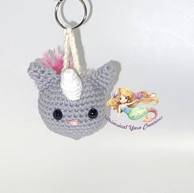 Caticorn Keychain