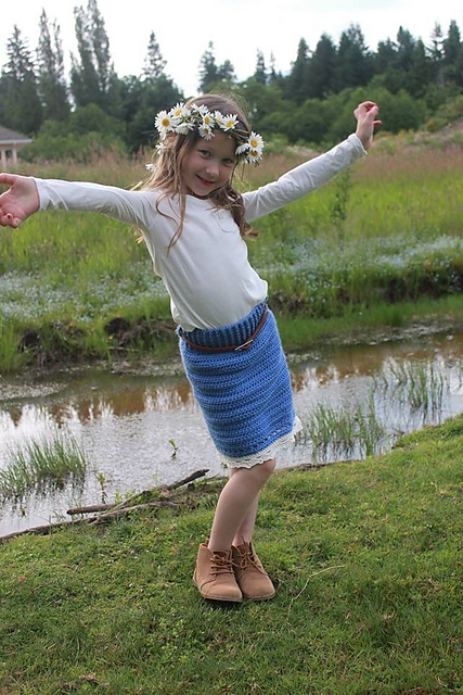 Crochet Skirt, Sweet Cheeks