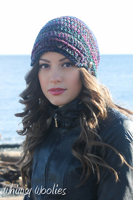 Marble Newsboy Chunky Cap