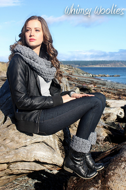 Infinity Scarf & Boot Cuffs Winter Dreams