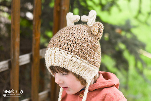 Free Knitting Reindeer Hat Knitting Pattern Ravelry: Woodland