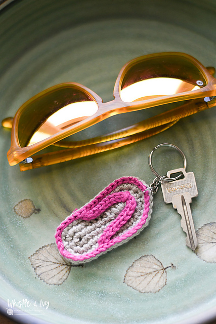 Flip-Flop Keychain